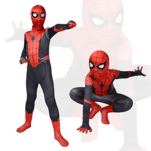 ACWOO Deguisement Spider Enfant, Costume Super Héros Complet